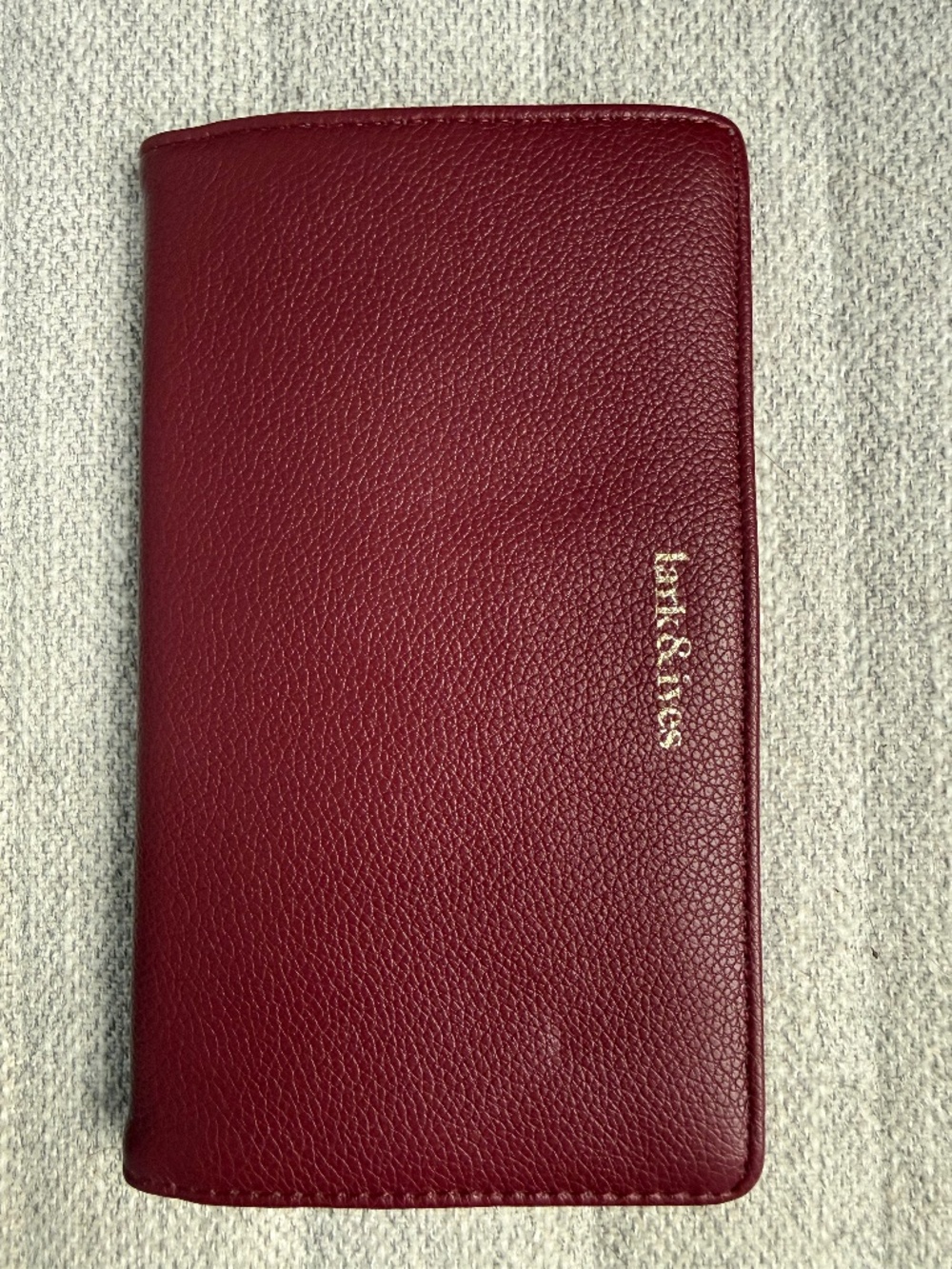 Lark & Ives Burgundy Wallet Never Used